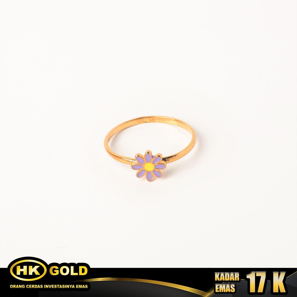 Cincin Emas 17K - Type 843 HK GOLD