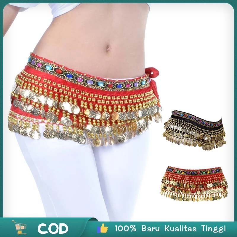MEMELASHOP Belly Dance Selendang Belly Dance Aksesoris Belly Dance  Multi-purpose Belly Dance Dress 