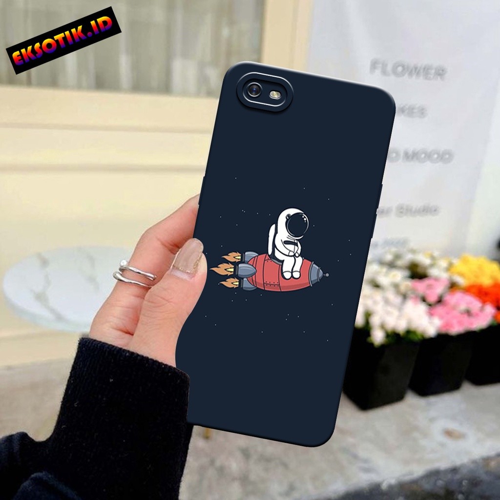 Case OPPO A1K -  Casing OPPO A1K - Case ASTRONAUT - Skin Handphone - Silikon OPPO A1K - Cassing Hp -