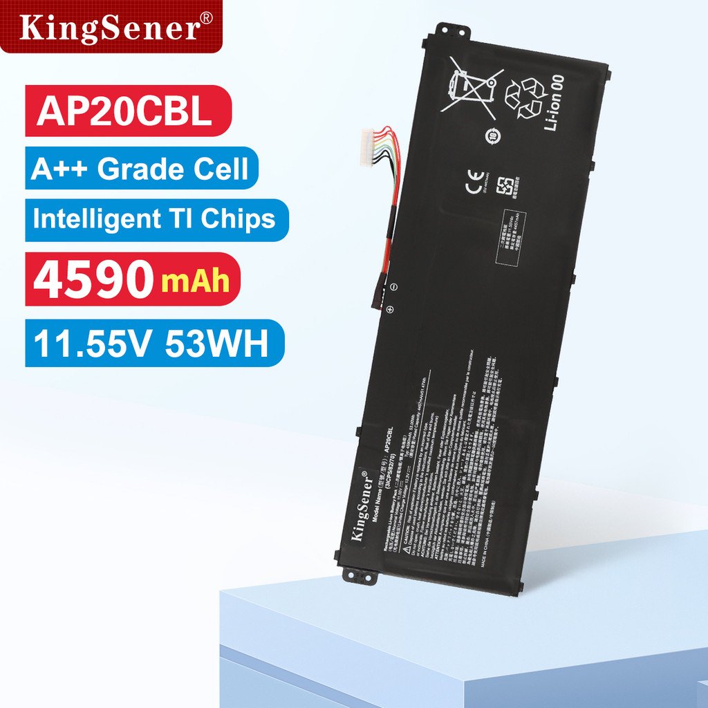 KingSener AP20CBL Laptop Battery For Acer Aspire 5 A515-46-R14K TravelMate Spin B3 TMB311RNA-32 Swif