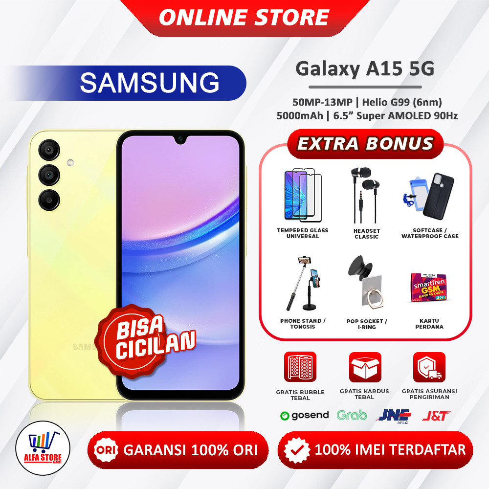Samsung A16 5G ram 8/256Gb A15 5G ram 8/256Gb ram 6/128Gb Garansi resmi
