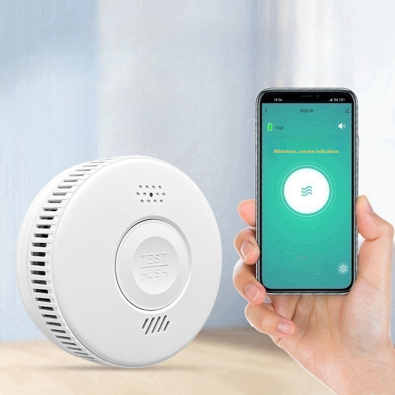 WIFI Smart Home Fire Fire Smoke Detector Wireless Smoke Alarm Detector