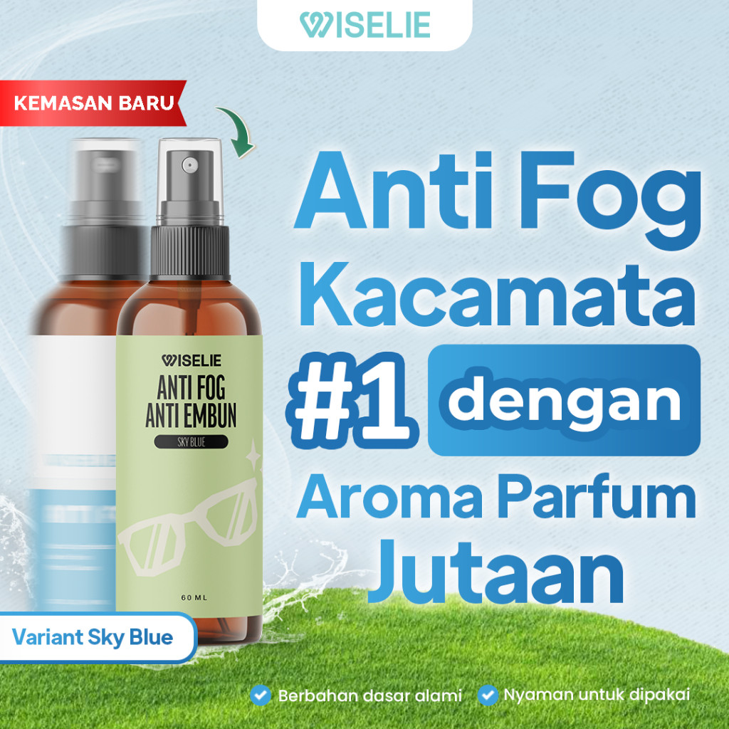 Wiselie Cairan Pembersih Kacamata Anti Fog Pembersih Kacamata Spray Anti Fog Pembersih Kacamata Anti