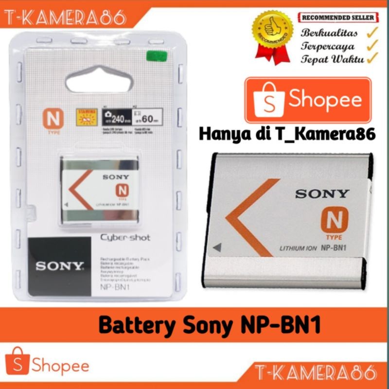 Telecomp1 NP-BN NP-BN1 BATTERY BATERAI KAMERA SONY CYBERSHOOT  W810 W830 W850 W350 W580 W730 W610 TX