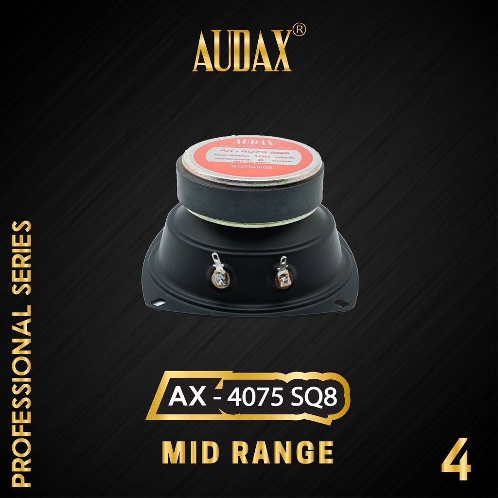 Midrange Speaker 4 inch AX-4075 SQ8 / AX4075 SQ8 - Mid Range