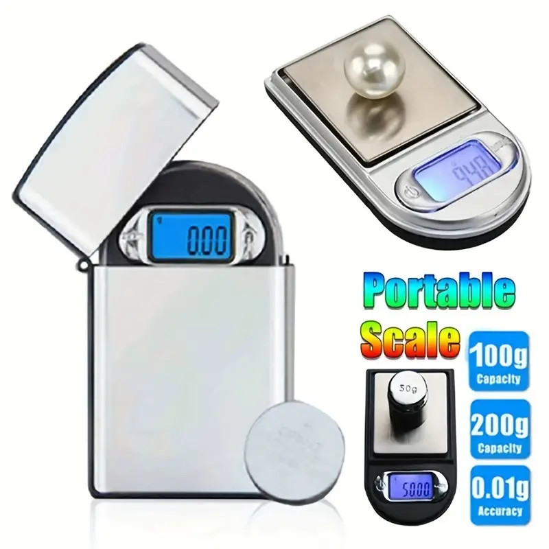 200g/100g 0.01gJewelry scale Digital pocket scale Digital jewelry scale gram mini scale digital high