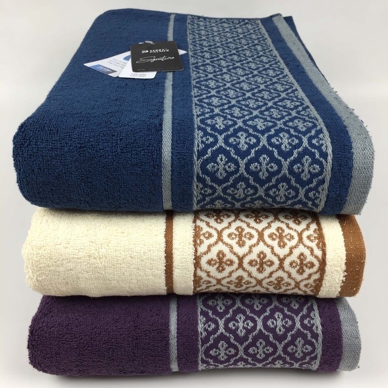 JANGANLIRIK Promo Handuk Terry Palmer Signature Motif 70x140 Terry Palmer Original / Grade A Handuk 