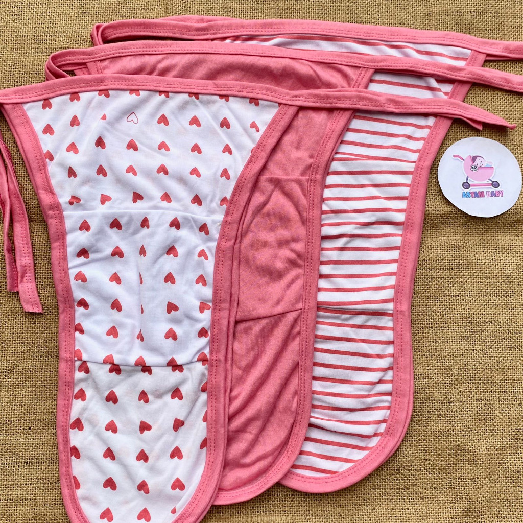 6 Pcs Popok Bayi Baru Lahir PINK Popok Cuci Bayi Popok Kain Sambung Bayi Baru Lahir Asyam Baby