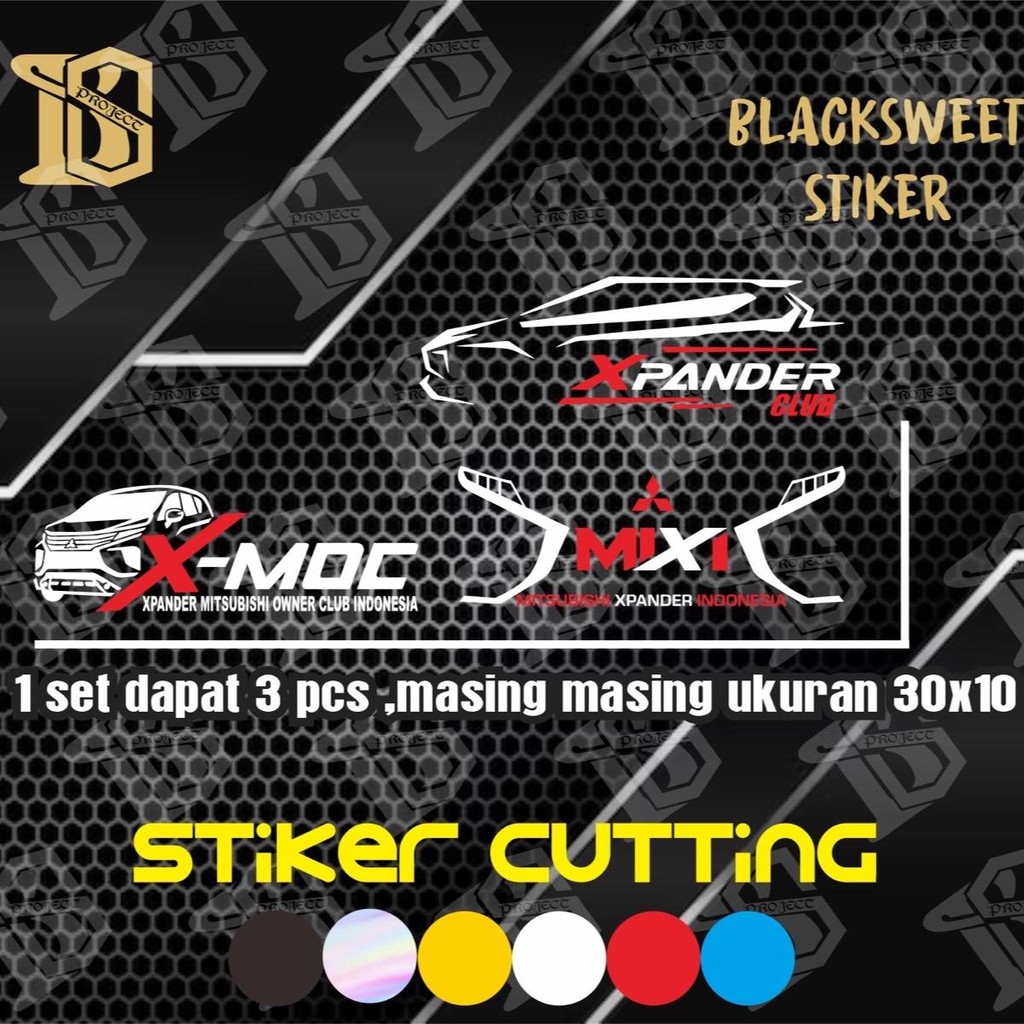 Stiker cutting 1 set expander comunity | stiker cutting mobil expander | harga lebih murah 1 set
