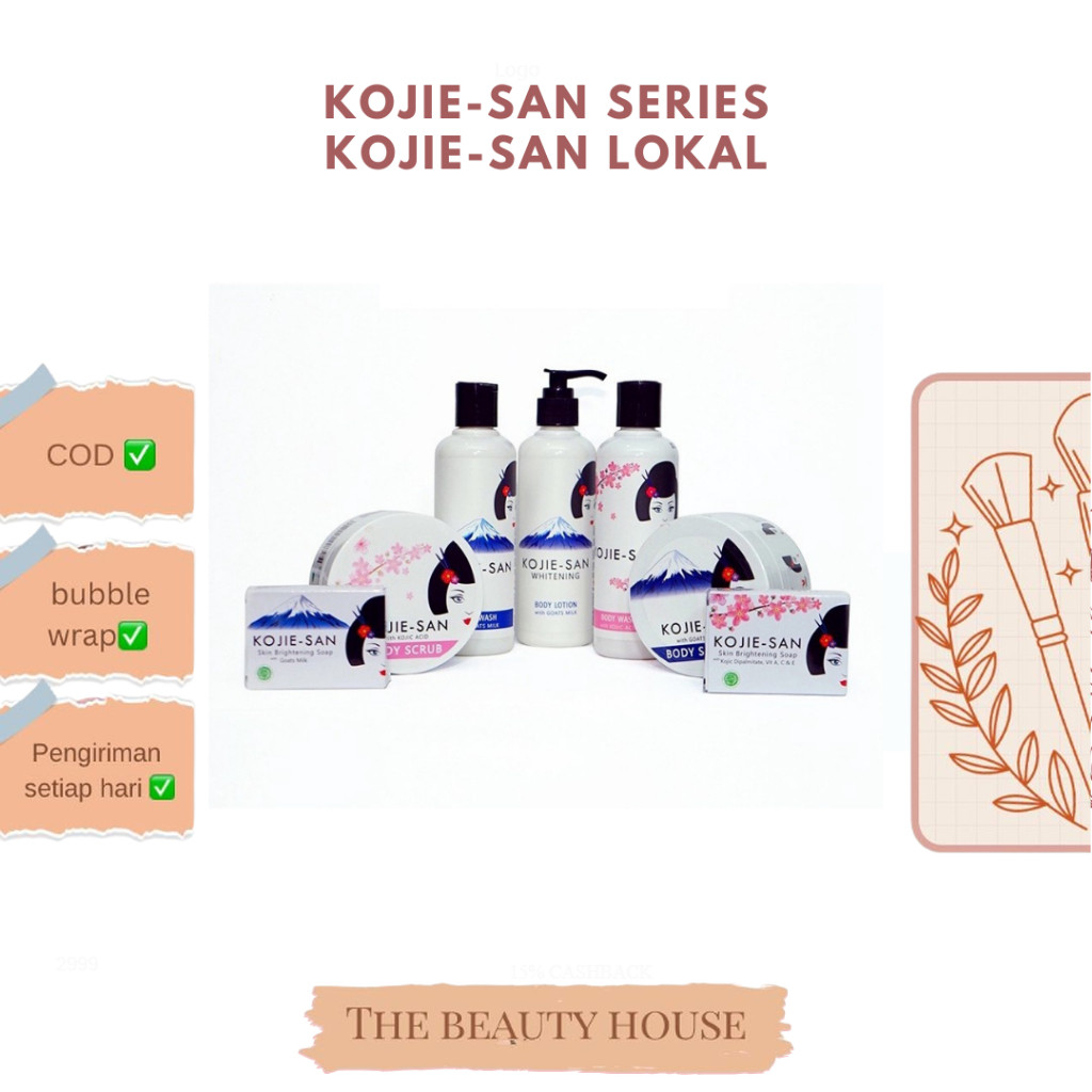 [LOKAL] KOJIE SAN SKIN BRIGHTENING SERIES | SOAP BODY SCRUB LOTION BODY WASH SERUM SABUN | KOJIESAN