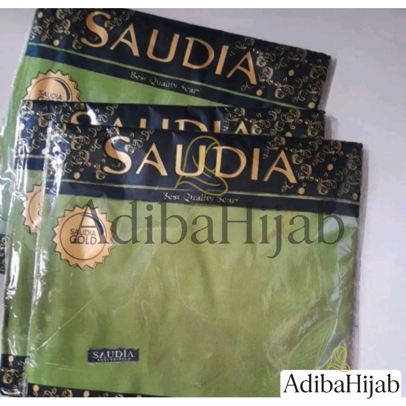 Jilbab Saudia Warna Hijau Muslimat  | Warna Pkk Hijau Botol Bahan Tebal tidak nerawang