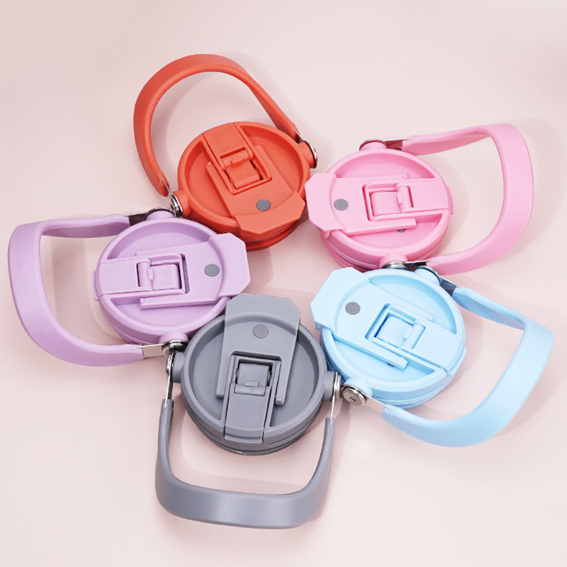 Handle Straw Lid Fit For Stanley 20/30oz Cup Portable Car Cup Lid Sealed Leak Proof Plastic Cup Cove