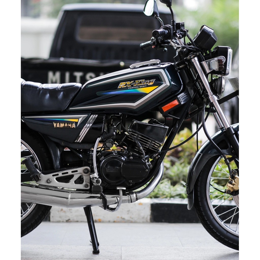 Striping  Stiker Lis Motor Rx King 2001 Hijau cod