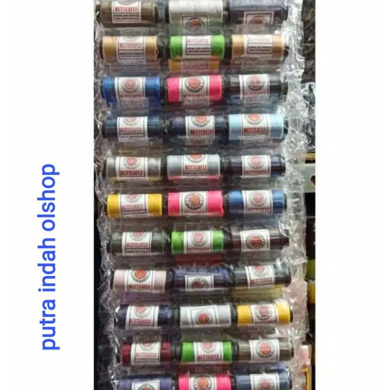 Benang Jahit 1 Lembar Isi 36 Pcs Warna Beragam
