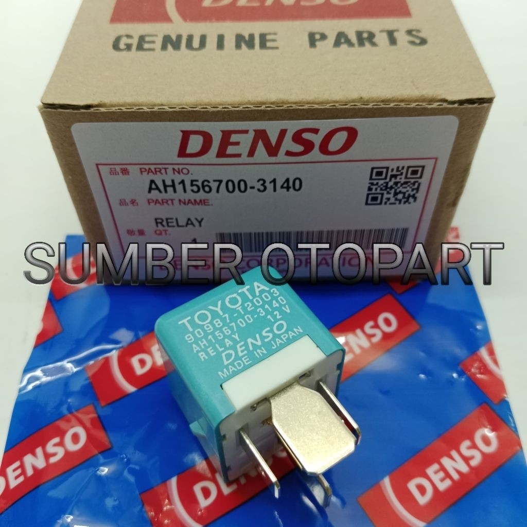Relay Lampu Relay 12Volt Kaki 5 Toyota Innova Fortuner Avanza Xenia Hilux Yaris Denso TERMURAH