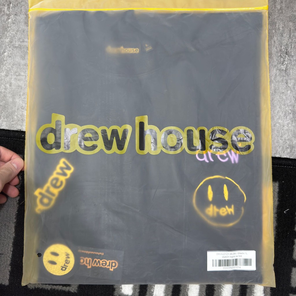 DREW HOUSE Embroidered Sketch Logos Tshirt Tee Authentic / Baju Kaos DREW HOUSE Original