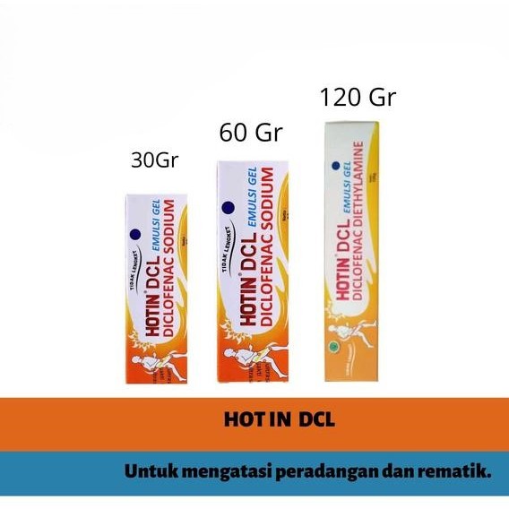 Hotin Hot In Cream DCL 120 gr || 60 gr || 30 gr