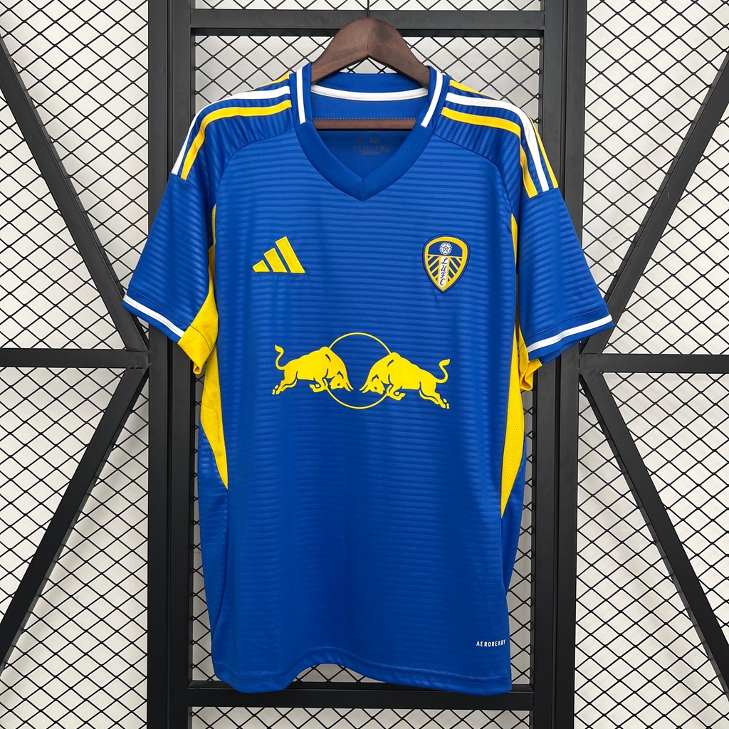 Jersey grade ori 25/26 Leeds United away A10 T shirt pria