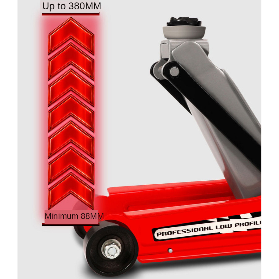 Jack Vehicle Horizontal Hydraulic Jack 2 Tons Hand Vehicle Jack Tyres Dedicated Emergency Equipment