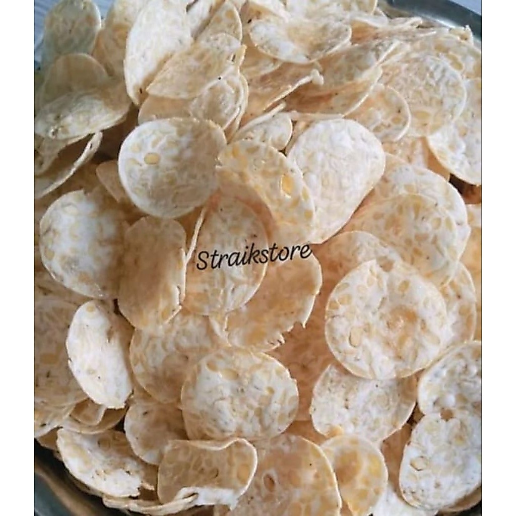 keripik tempe sagu crispy,gurih renyah,camilan siap saji.