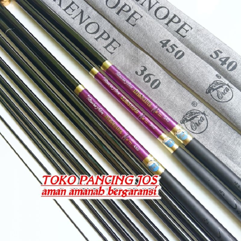Tegek orca kenope tegek carbon kaku ringan kuat 360 450 540