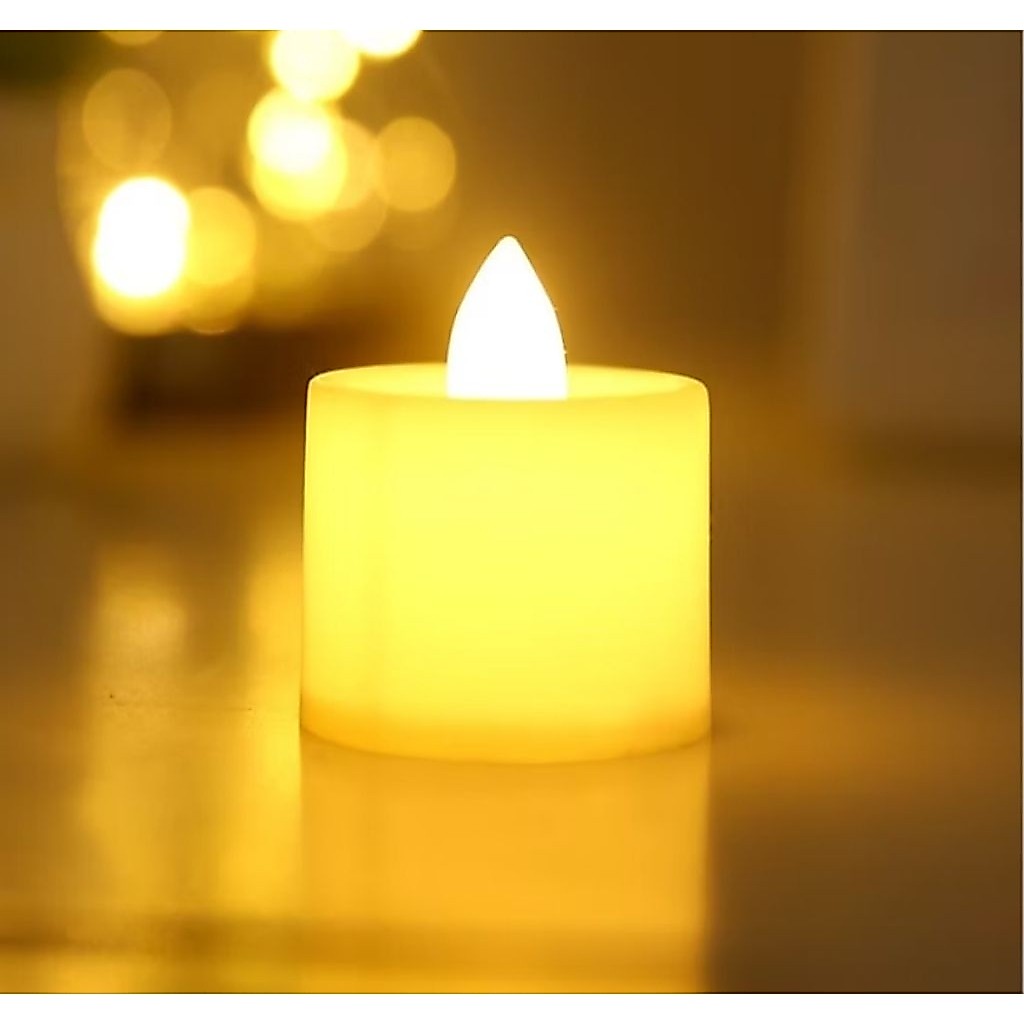 Lampu Lilin LED Lilin LED Kuning Muda Lampu Lilin