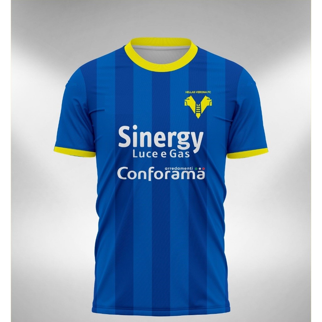 New Style Baju Jersey Hellas Verona Home Fashion 3D Jersey Unisex Casual S-2XL