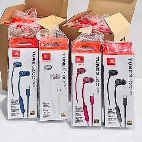HEADSET/HANDSFREE JBL TUNE  310 TYPE C ORIGINAL