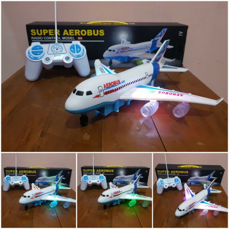 Mainan Rc Pesawat Terbang Aerobus - Rc Pesawat Terbang Airbus