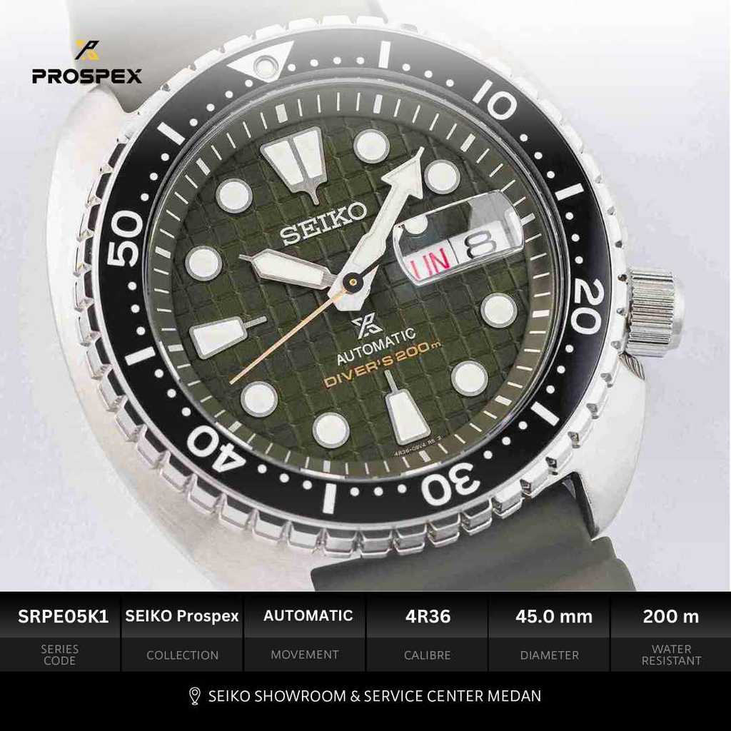 SEIKO Showroom Medan - Seiko Prospex SRPE05K1 King Turtle