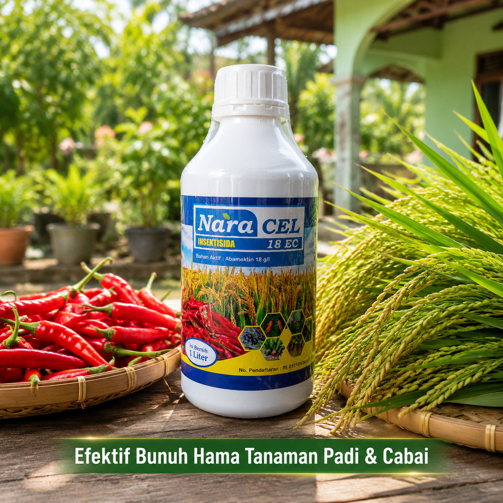 NARACEL 18 EC 1 LITER BAHAN AKTIF ABAMEKTIN ORIGINAL