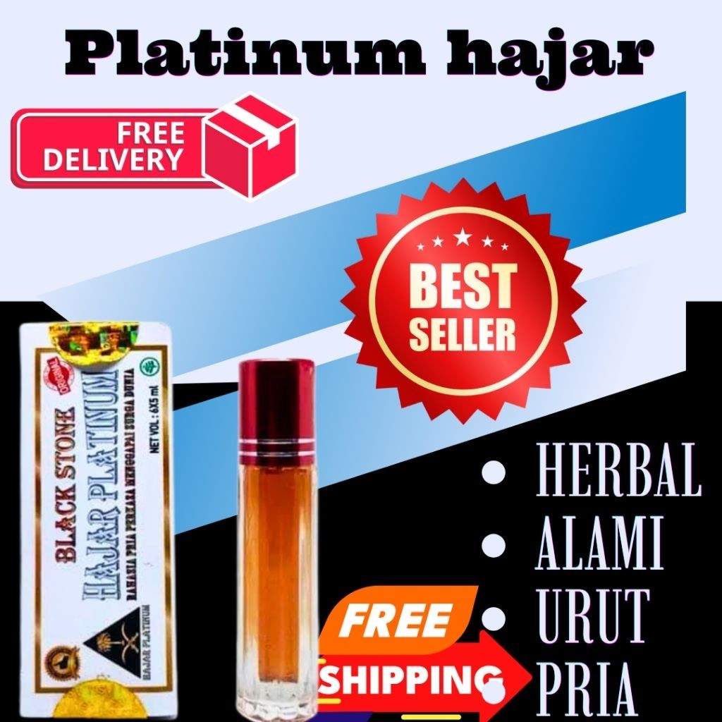 Ready !! hajar platinum oles pria asli 100% kuat tahan lama permanen