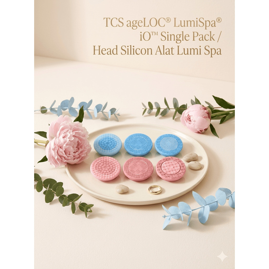 [ MURAH POOL } TCS LumiSpa iO Head - Silicone Head Alat Facial, Untuk Pengganti yang Sudah Aus, Menj