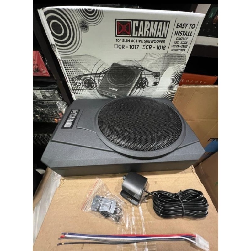 Subwoofer Aktif Carman Subwoofer kolong Carman Subwoofer bawah jok Carman