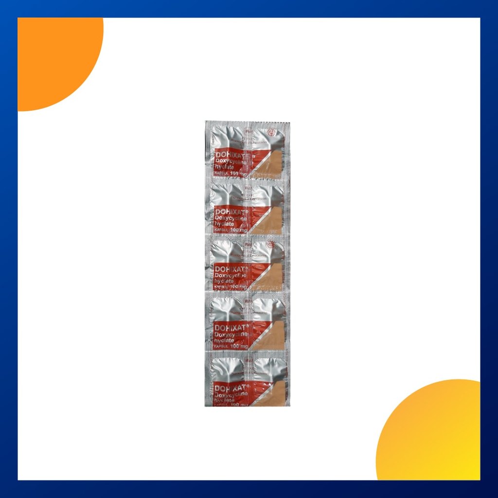 DOHIXAT 100 MG 1 STRIP @ 10 KAPSUL