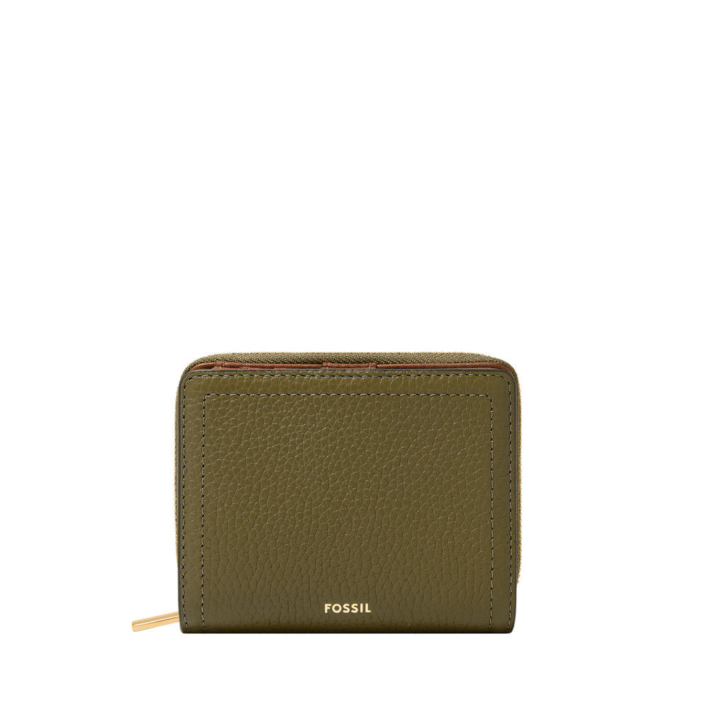Fossil Logan RFID Mini Multifunction Desert Olive Dompet Wanita - SL7923-316