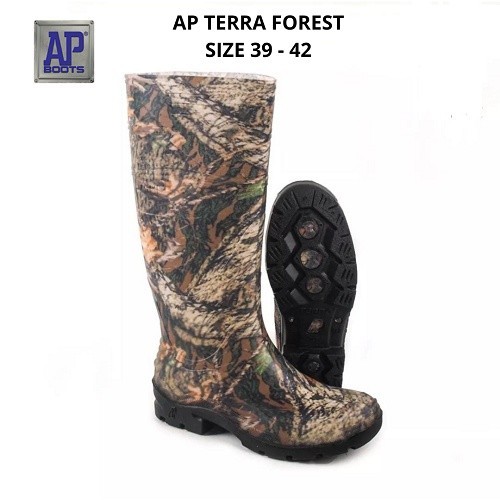 SEPATU BOOTS TACTICAL BERBURU AP TERRA FOREST - SEPATU BOOTS KARET TERBARU - AP BOOTS TERRA FOREST -