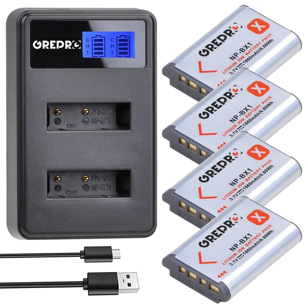 NP-BX1 NP BX1 Battery for Sony DSC-RX100 DSC-HX60V ZV-1 DSC-HX400V DSC-HX350 DSC-WX350 DSC-HX300 HDR