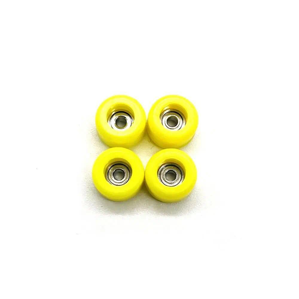 4Pcs Durable Professional Bearing Wheel Urethane PU Metal Fingerboard Wheels Mini CNC Finger Skate B