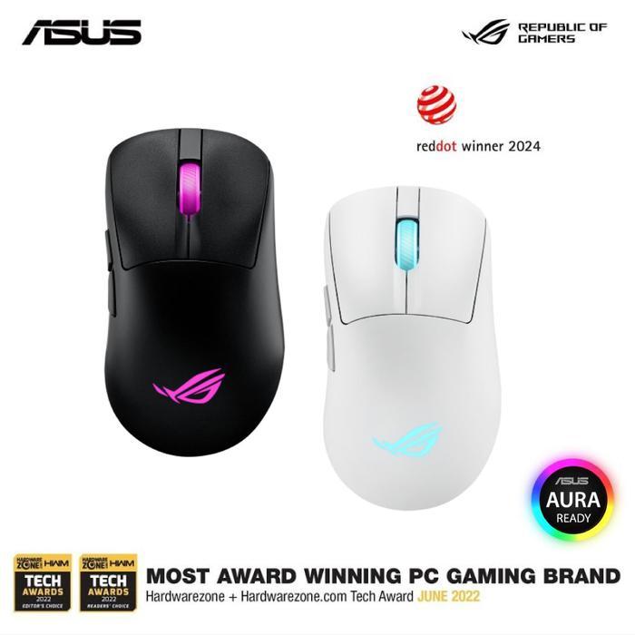 ASUS ROG Keris II Origin Gaming Mouse | 65-gram Ergonomic Gaming Mouse
