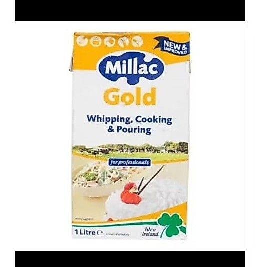 Millac Gold 1 Lt HALAL/BPOM - Volume Whipping cream - Pouring - Cooking cream