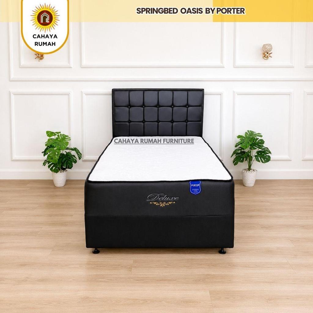 CAHAYA RUMAH - SPRINGBED 2 IN 1 BY PORTER / FULLSET / DIVAN  / DIPAN / KASUR / SORONG