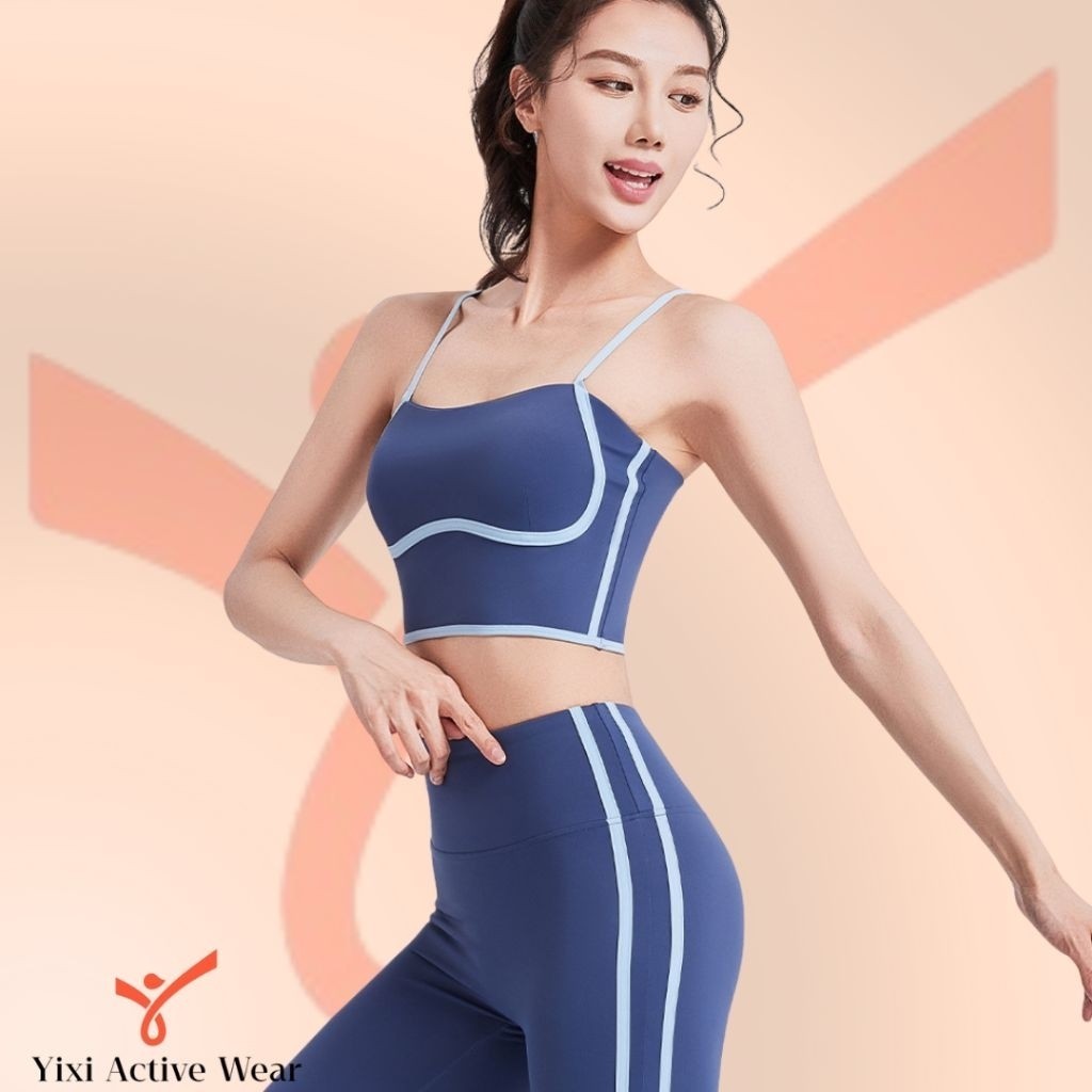 YIXI | Sports bra removeable cup olahraga yoga gym