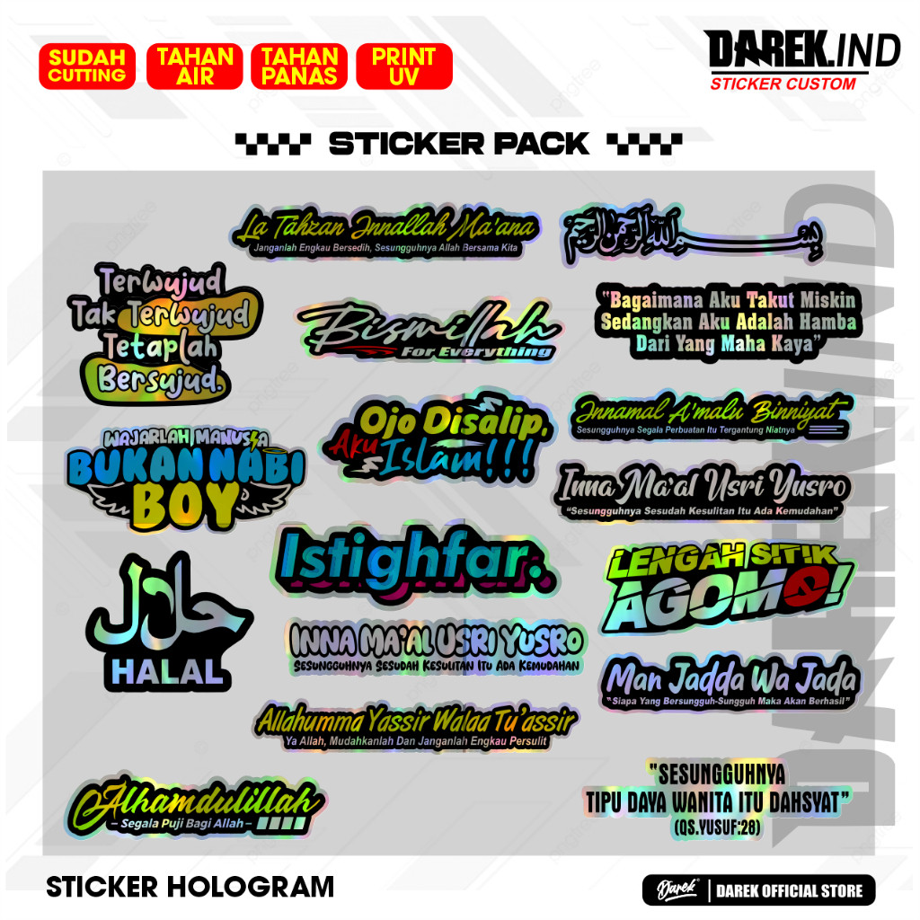

Sticker Pack Isi Banyak Islami Stiker Kata Kata