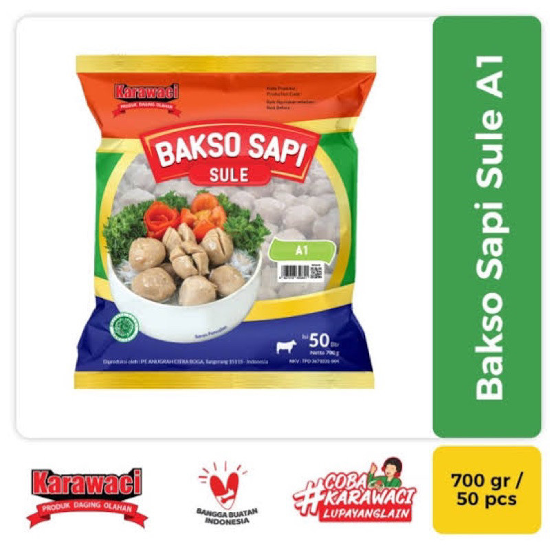 

Karawaci Baso Sapi Sule A1 Isi 50pcs