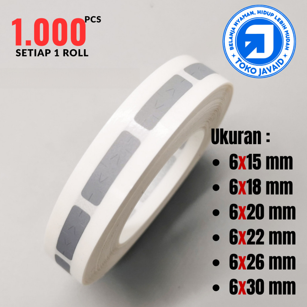 

BICUS Label Gosok Voucher Stiker Gosok Penutup Voucher Sticker Undian Roll 1000pcs 6mm