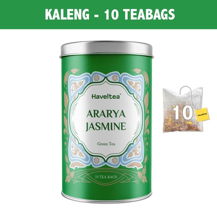 

SALE ARARYA JASMINE | Big Tin | Haveltea | Teh Melati | Green Tea Jasmine - Kaleng 10 TBTERLARIS