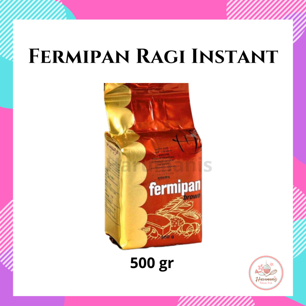 

Fermipan Ragi Kering Instan Brown Yeast 500gr