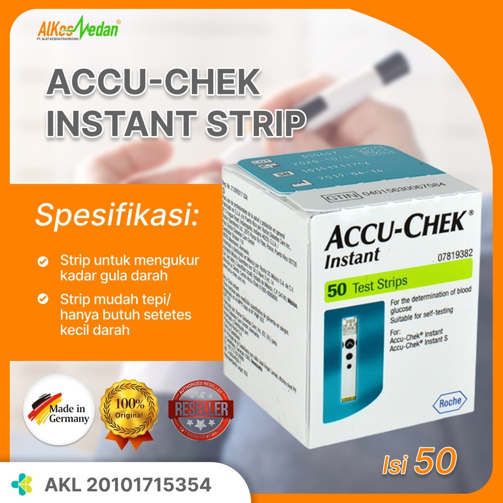 STRIP ACCU-CHEK INSTANT REFILL GLUCOSE ACCU CHEK 50 STRIPS ACCU CHECK
