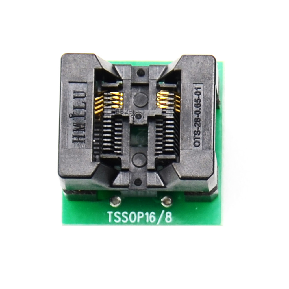 Original Tssop8 to p8 IC Porgrammer Adapter Tssop16/8 Socket for TL866A/TL866CS/TL866II PLUS Test Cl